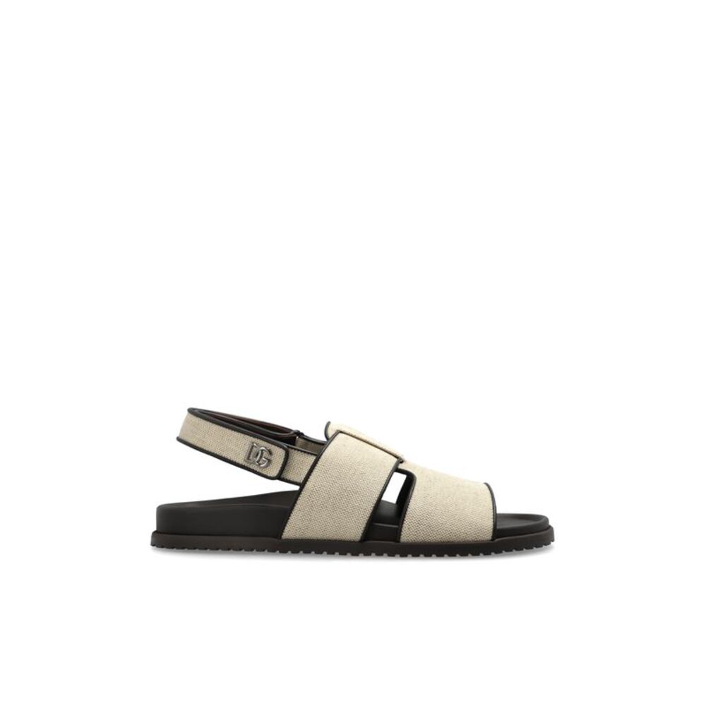 Sandals with logo